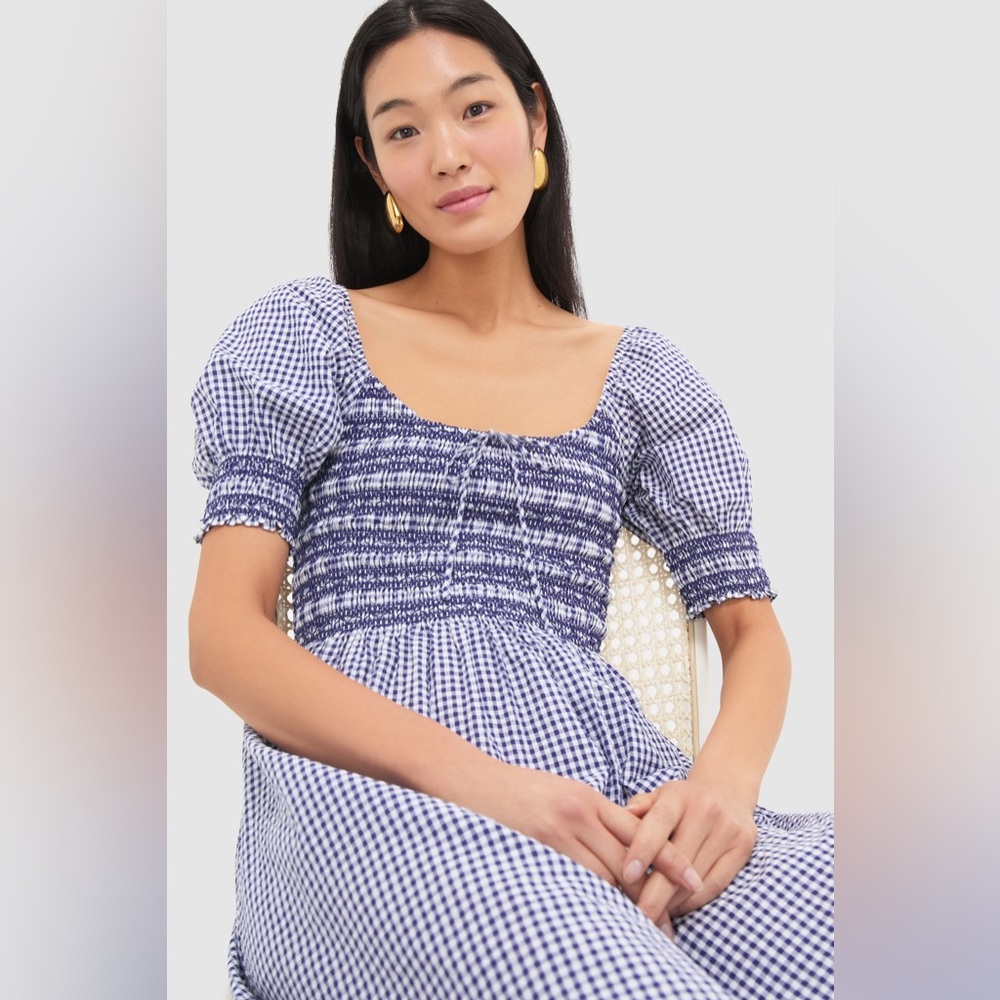 Hill House Home Navy Gingham Madeline Nap Dress - Picture 5 of 9